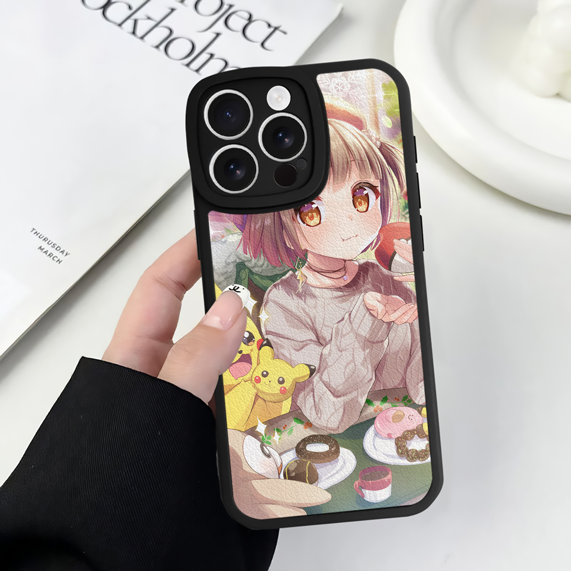 （画像用） ポケットモンスター Pokémon 【iPhone 16シリーズ対応】シリコンスマホケース（レザー調） 材質：シリコン